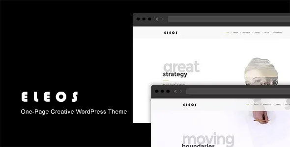 Eleos - One-Page Creative WordPress Theme