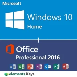 Windows 10 Home + Office 2016 Professional Keys Bundle