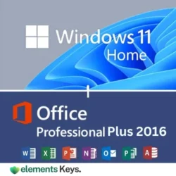 Windows 11 Home + Office 2016 Professional Plus Keys Bundle