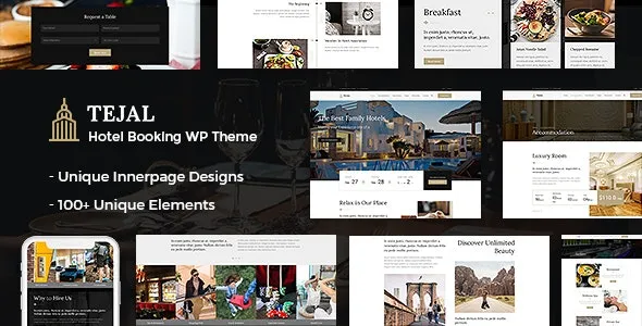 Tejal - Hotel WordPress