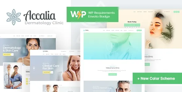 Accalia | Dermatology Clinic & Cosmetology Center Medical WordPress Theme + Elementor