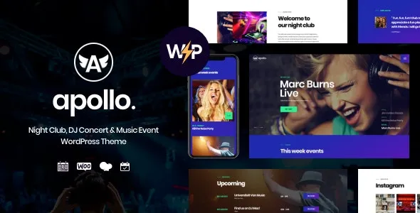 Apollo | Night Club, DJ Concert & Music Event WordPress Theme