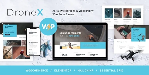 DroneX | Aerial Photography & Videography WordPress Theme