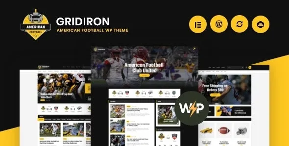 Gridiron | American Football & NFL Superbowl Team WordPress Theme