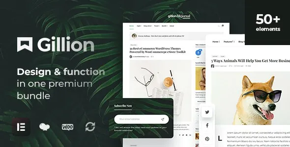 Gillion | Multi-Concept Blog/Magazine & Shop WordPress AMP Theme