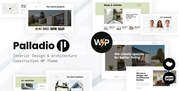 Palladio | Interior Design & Architecture Construction WordPress Theme