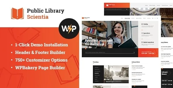 Scientia | Public Library & Book Store Education WordPress Theme