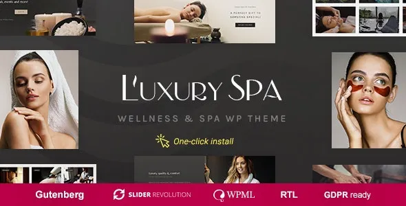 Luxury Spa - Wellness and Beauty WordPress Theme