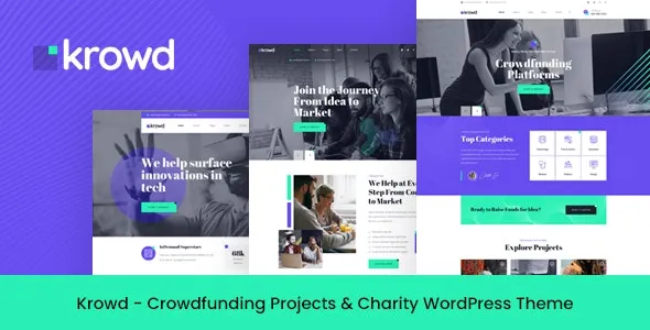 Krowd - Crowdfunding & Charity WordPress Theme