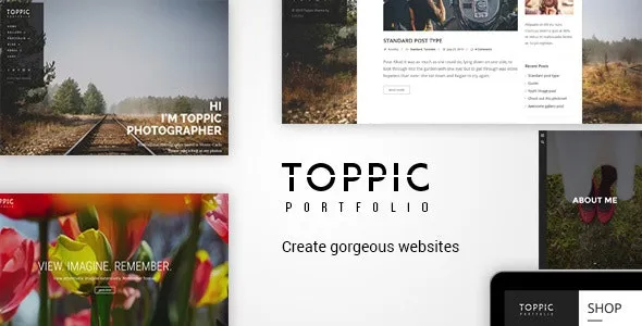 TopPic - Portfolio Photography Theme