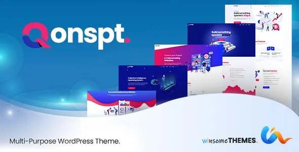 Qonspt - Isometric MultiPurpose WordPress Theme