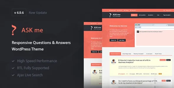 Ask Me - Responsive Questions & Answers WordPress