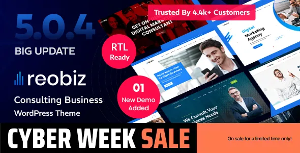 Reobiz - Consulting Business WordPress Theme