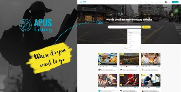 ApusListing - Directory Listing WordPress Theme