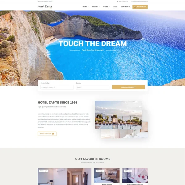 Zante - Hotel Theme