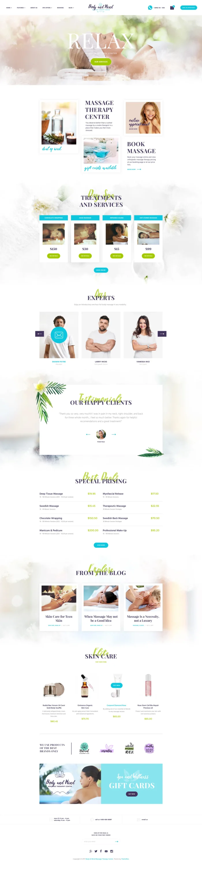 Edema | Wellness & Spa WordPress Theme