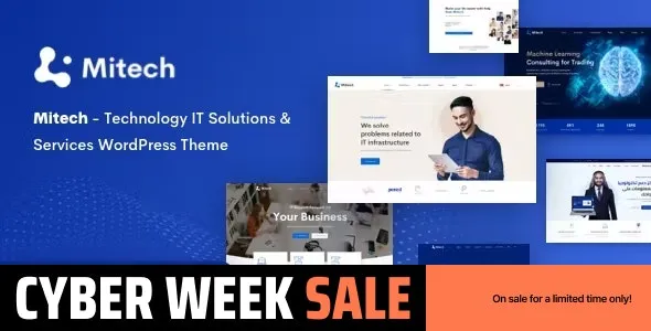 Mitech - Technology IT Solutions & Services WordPress Theme