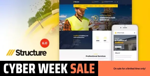 Structure - Construction Industrial Factory WordPress Theme