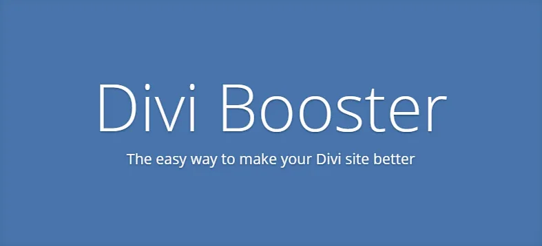 Divi Booster Plugin for WordPress Theme - Divi Booster