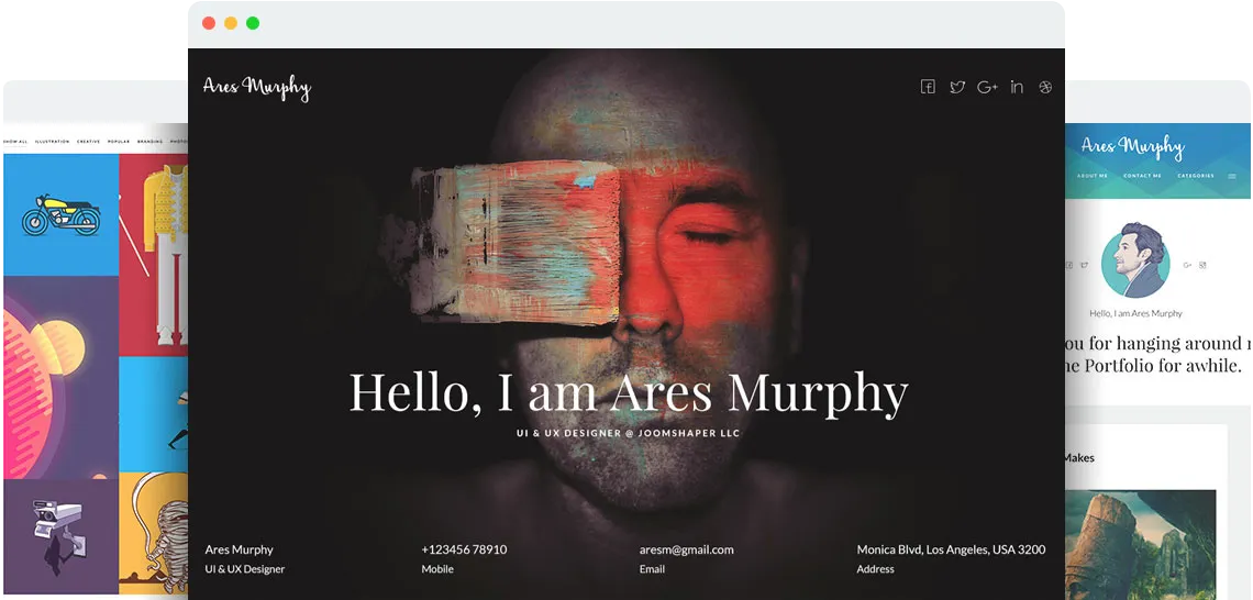 Ares Murphy - Premium Joomla Template for Portfolio, Blog and Resume Sites - JoomShaper