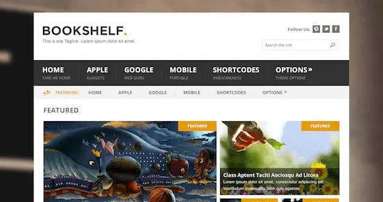 Bookshelf WordPress Theme - MyThemeShop