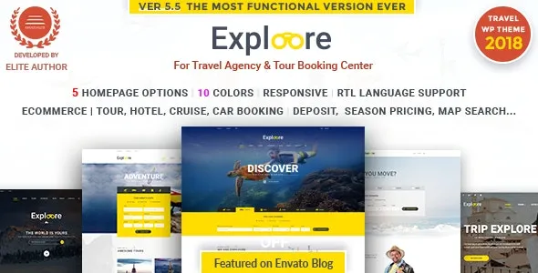 Tour Travel WordPress | EXPLOORE | Travel