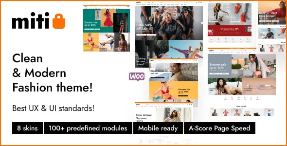 Miti - Elementor Fashion WooCommerce Theme