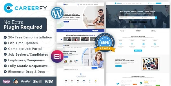 Careerfy - Job Board WordPress Theme