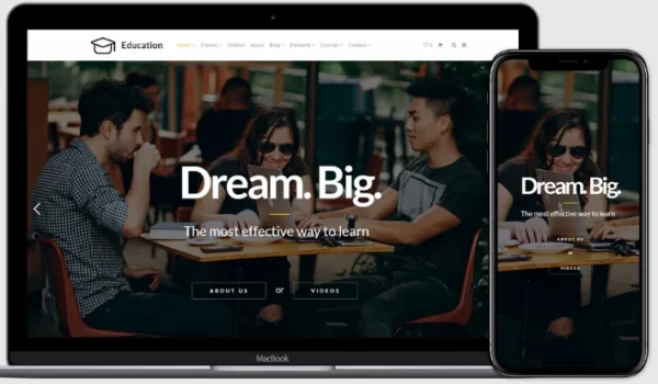Education WordPress Theme LMS & Courses Template - Visualmodo