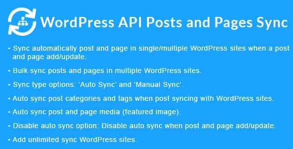 WordPress API Posts and Pages Sync with Multiple WordPress Sites