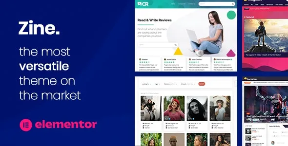 Zine - Website Builder - WordPress Elementor Theme