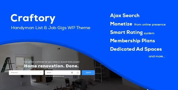 Craftory - Directory Listing Job Board WordPress Theme