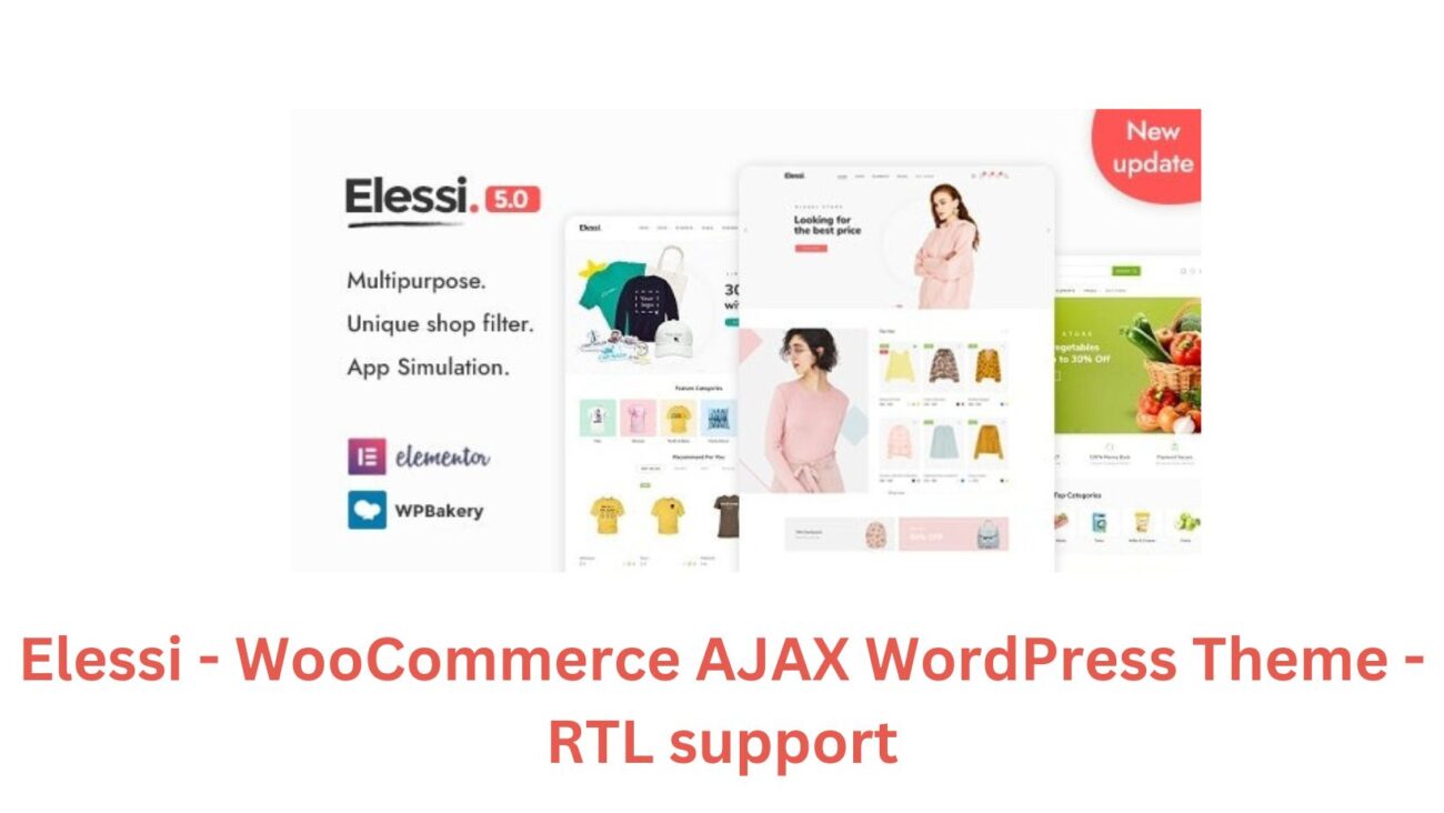 Elessi - WooCommerce AJAX WordPress Theme - RTL support