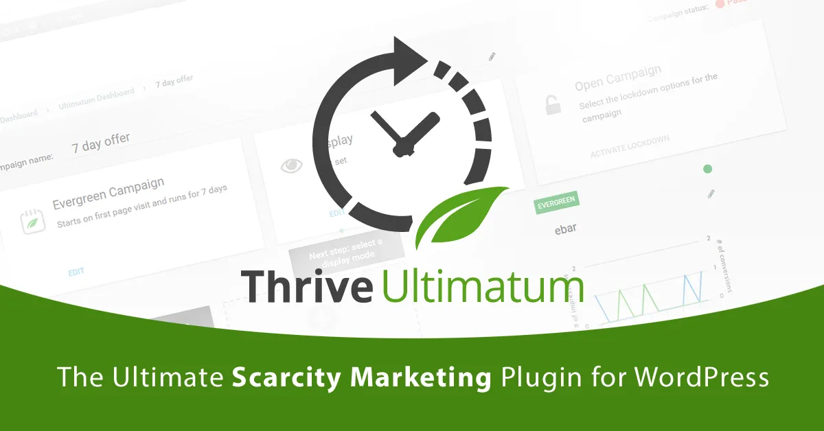 Thrive Ultimatum: The Ultimate Scarcity Marketing Plugin