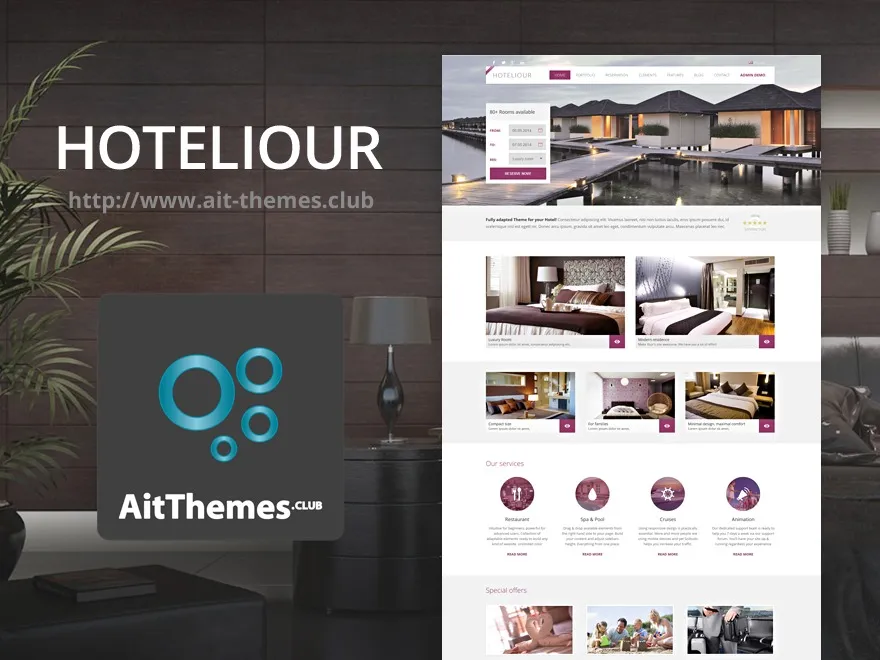 Hoteliour WordPress Theme - AitThemes