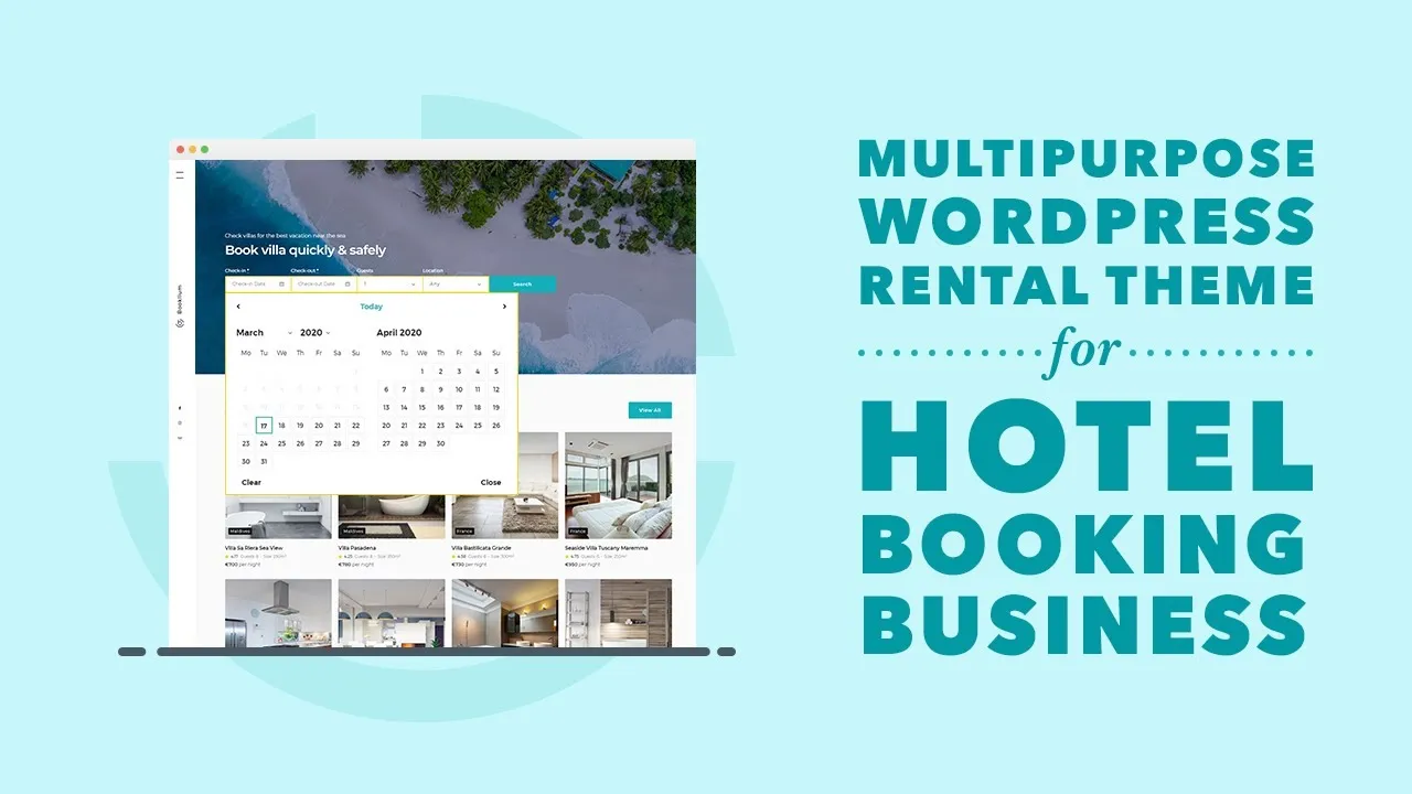 Booklium - All-in-one WordPress Rental Theme by MotoPress