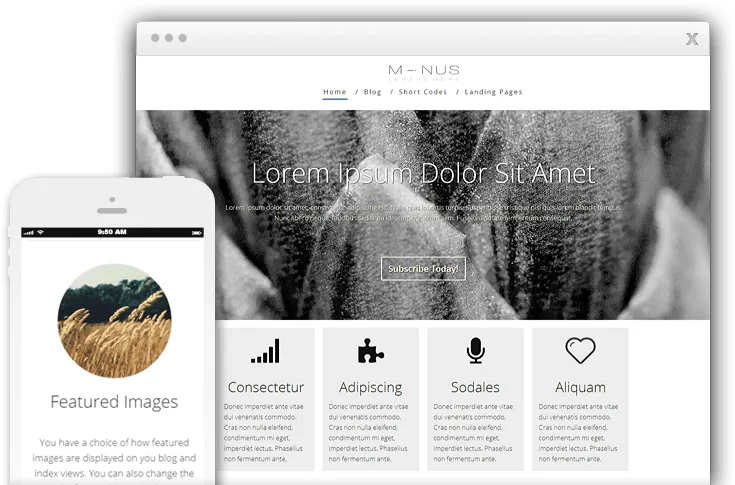 Thrive Themes Minus WordPress Theme