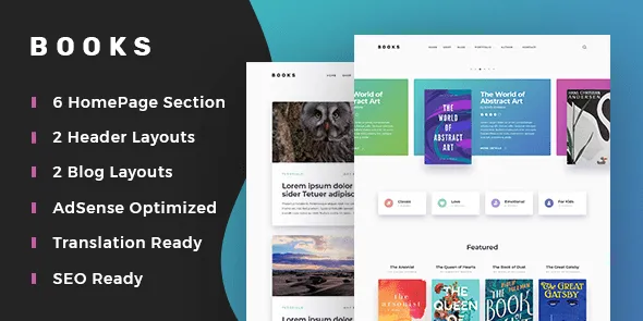 MyThemeShop Books - WordPress Theme