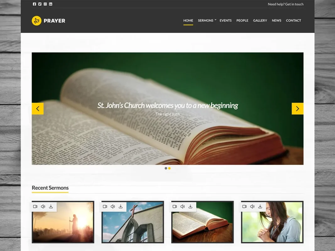 Prayer WordPress Theme - CSSIgniter