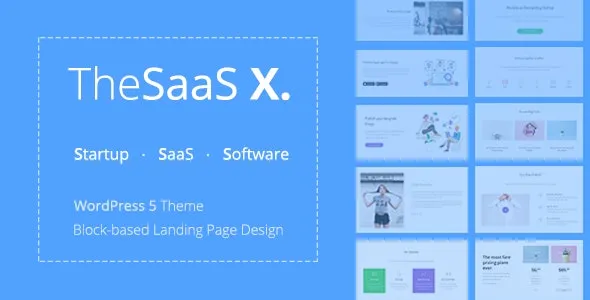 TheSaaS X - Responsive SaaS, Startup & Business WordPress Theme