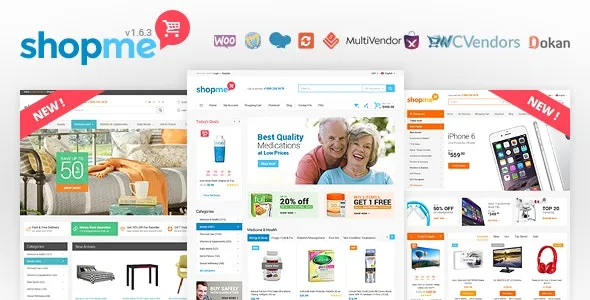 ShopMe - Multi Vendor Woocommerce WordPress Theme