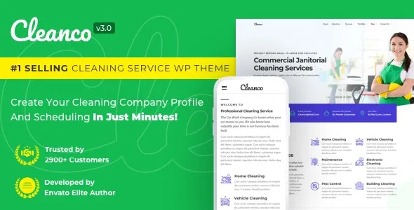 Cleanco 3.0 - Cleaning Service Company WordPress Theme | Business