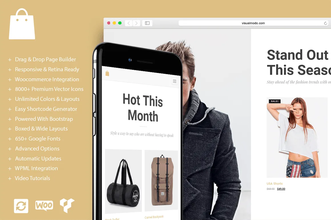 Seller eCommerce WordPress Theme Store & Shop Template - Visualmodo