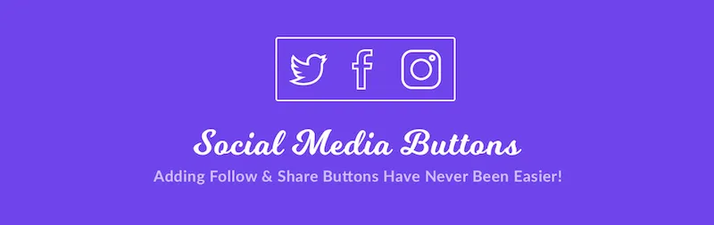 Superb Social Media Share Buttons and Follow Buttons