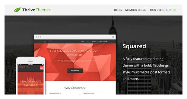 Thrive Themes Squared WordPress Theme