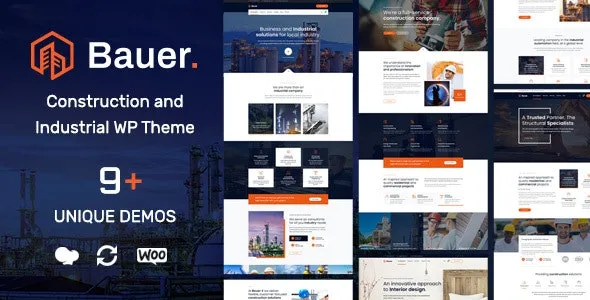 Bauer | Construction and Industrial WordPress Theme