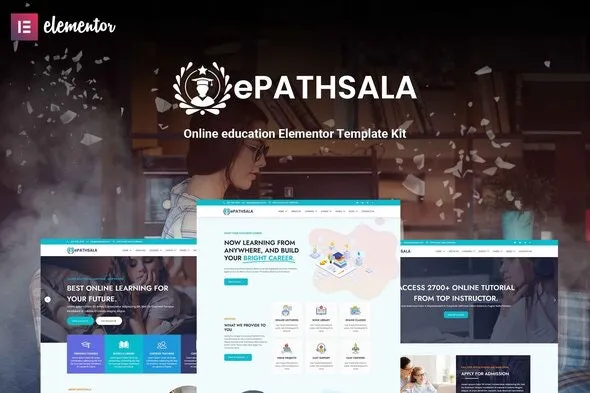 ePathsala – Online Education Elementor Template Kit