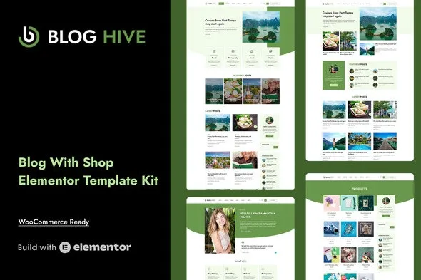 Blog Hive - Personal Blog Elementor Template Kit