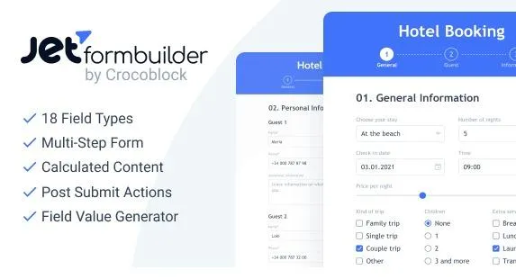 JetFormBuilder Pro - Best WordPress Form Builder Plugin + All Pro Addons Pack