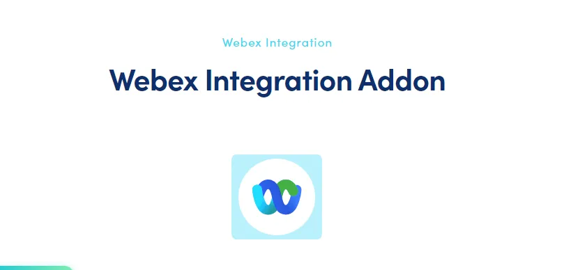 Webex Integration Addon - Modern Events Calendar